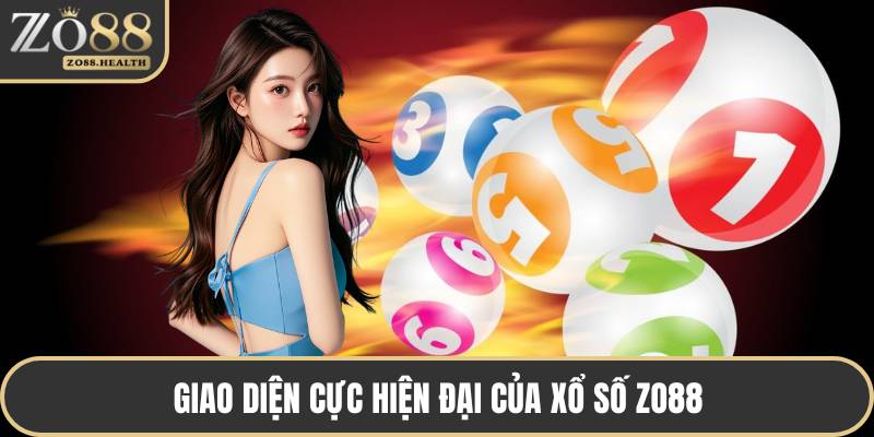 Giao diện cực hiện đại của xổ số ZO88