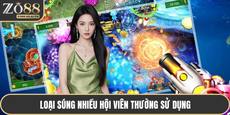 Loại súng nhiều hội viên thường sử dụng