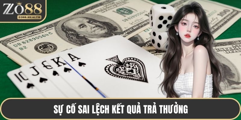 Sự cố sai lệch kết quả trả thưởng